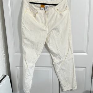 White corduroy women’s pants 16w